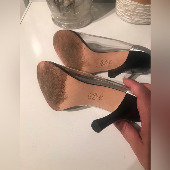 Michael Kors silver and transparent high heels - Picture 6 of 8